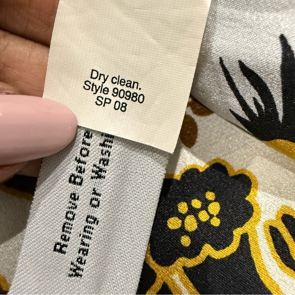 J.CREW  Button Collar Swing Cotton Canvas Jacket Silk Lined Black Women’s US 4 - Picture 8 of 8